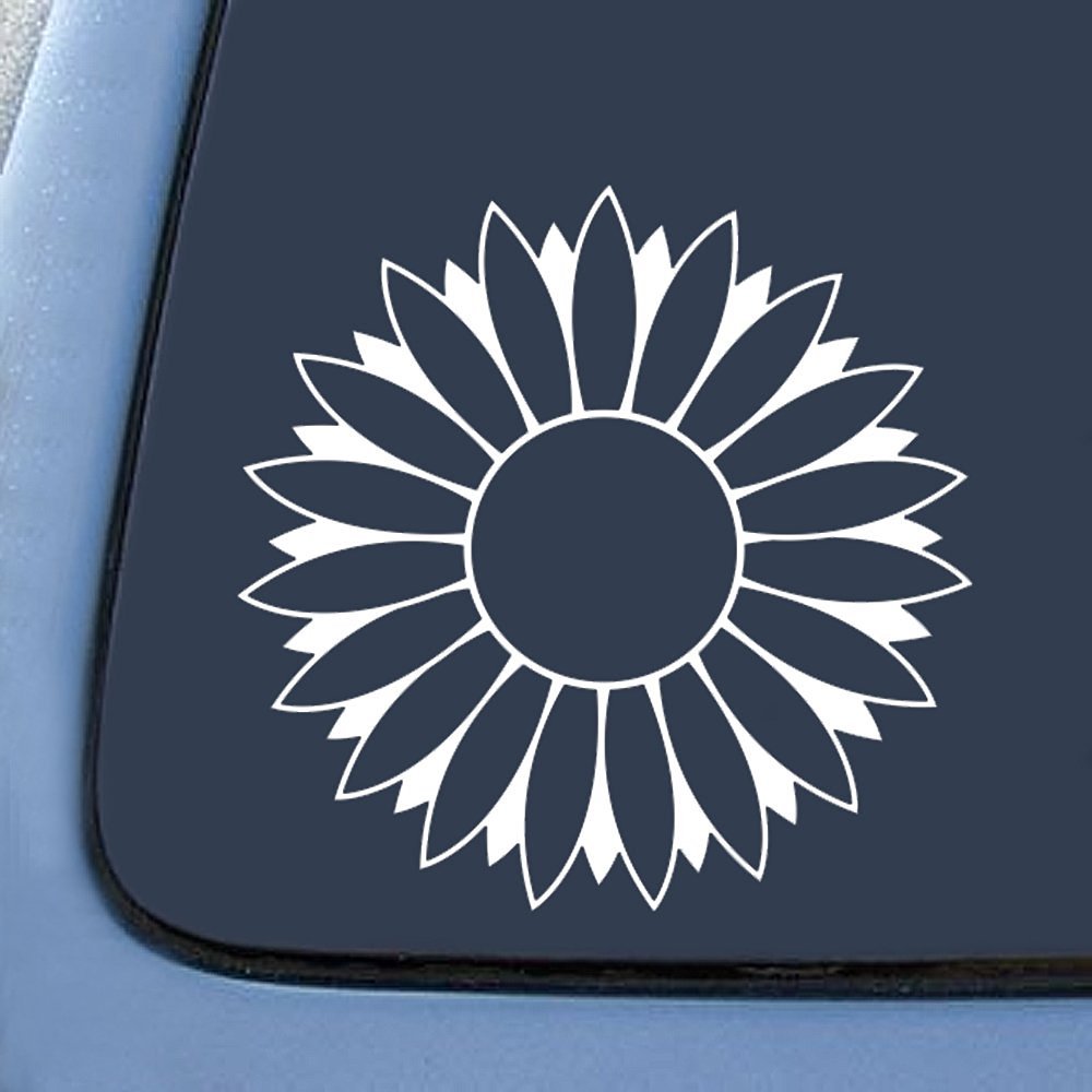 Flower Sunflower Sticker Decal Notebook Car Laptop 5