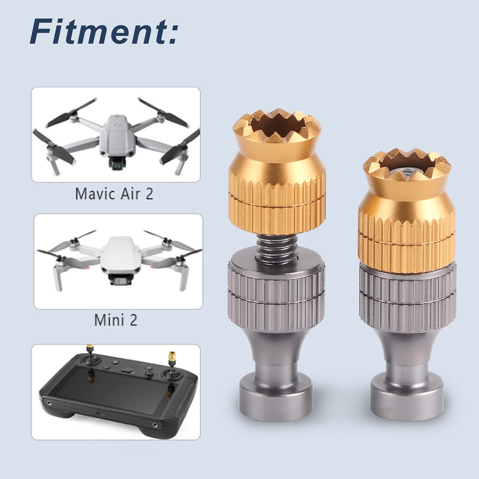 Be In Your Mind Lot De 2 Joysticks Antidérapants En Alliage
