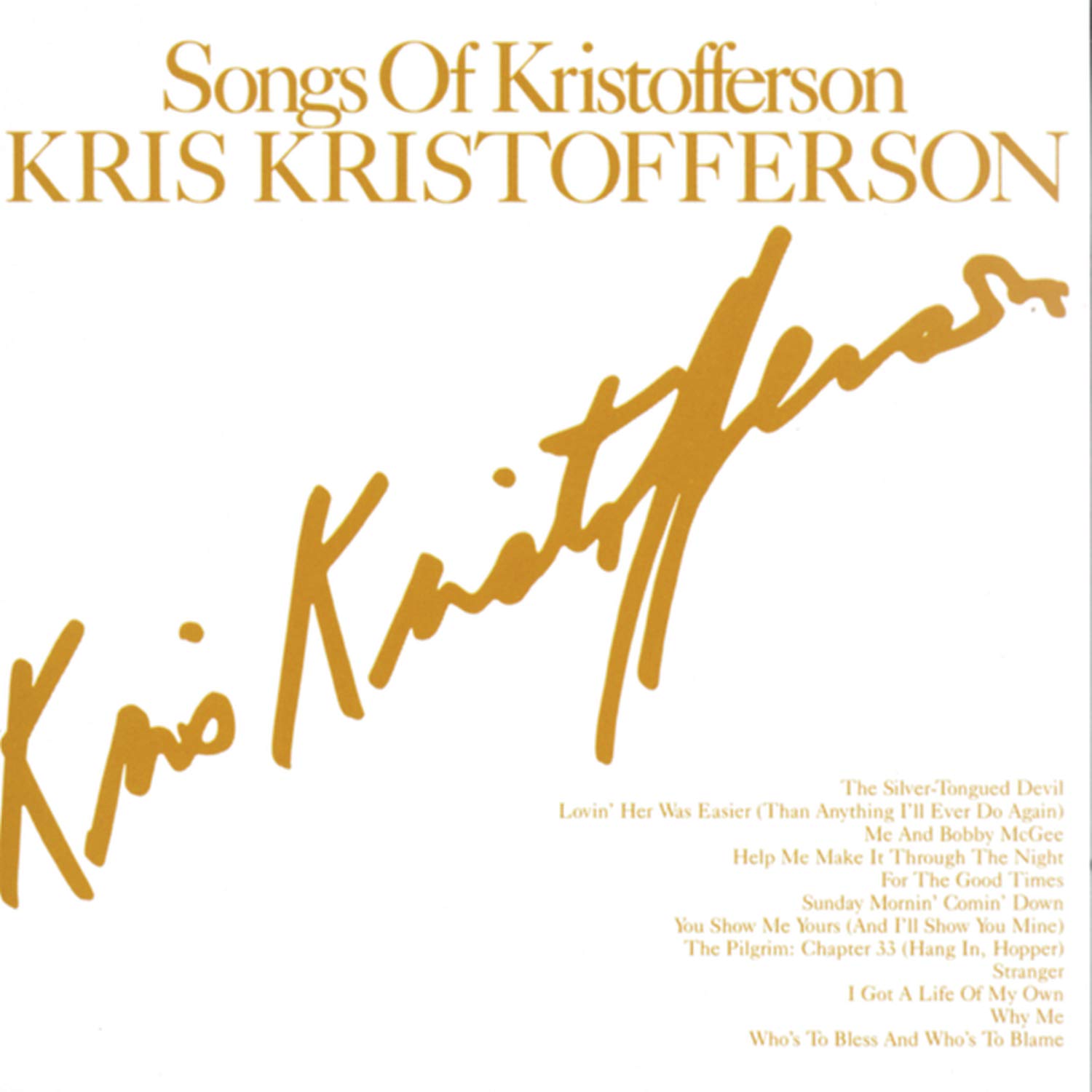 Songs of Kristofferson [Audio CD] Kristofferson, Kris