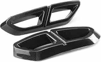 2 Pezzi Copertura Tubo Di Scarico Per Auto 8Y Dal 2021 | Nero | In Plastica ABS | Decorativo E Resistente - Foto 6