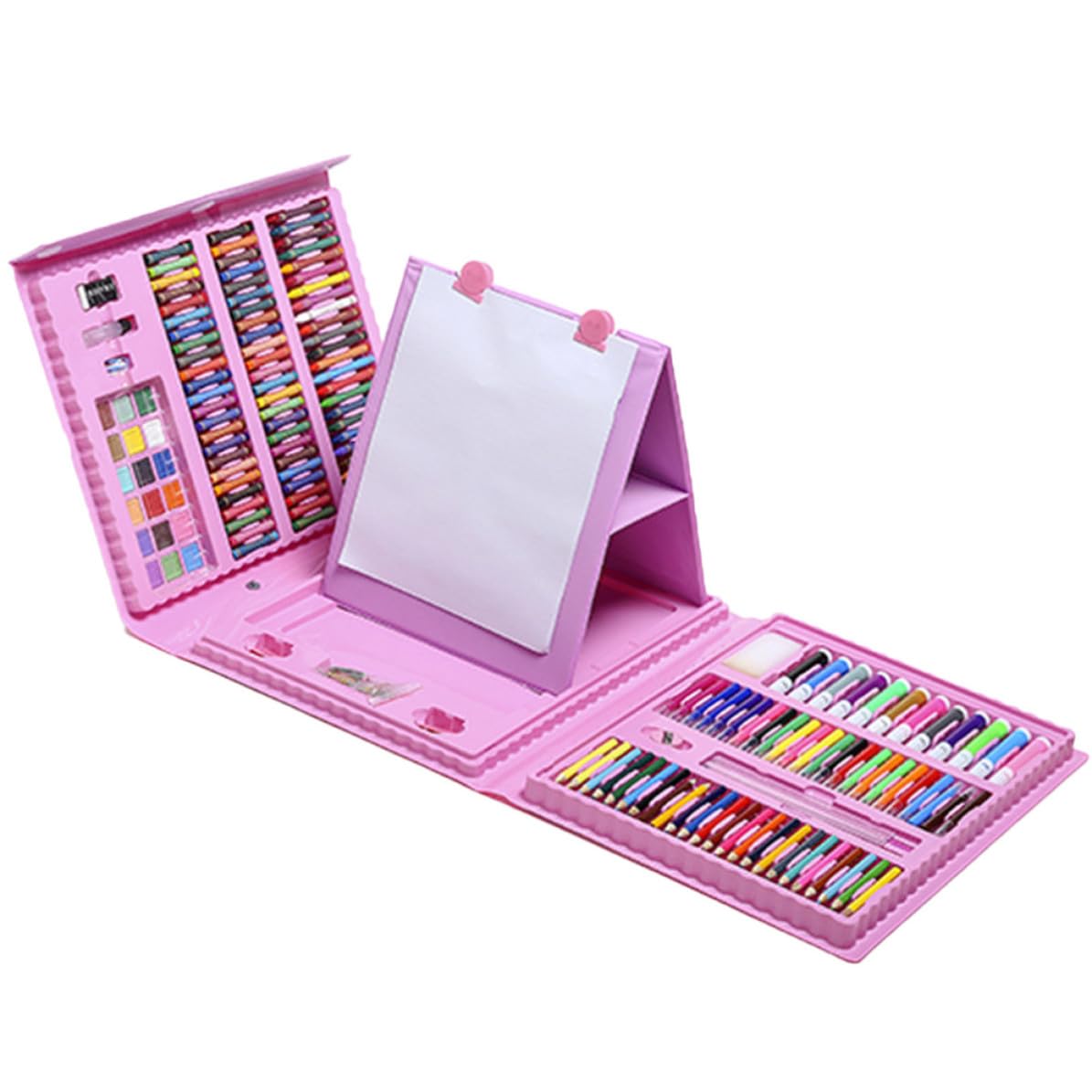 208 Pezzi Set di Penne Acquerello Rosa Punta Fine e Scrittura Fluida, Kit di Pennarelli in Plastica per Disegno e Doodling, per Adulti