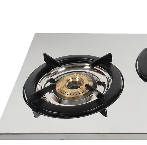 Khaitan 3 Burner Inalsa Stainless Steel Manual Gas Stove (3