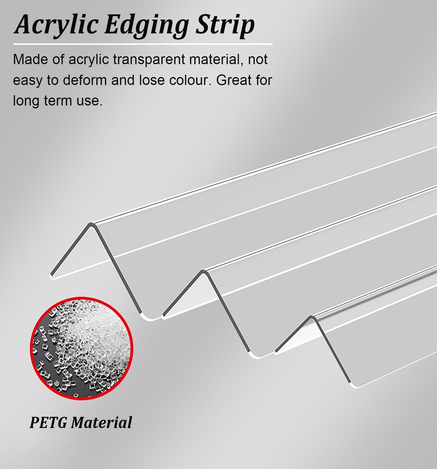 Perfil de Transición para Suelo Protector de Esquinas de Pared Transparente con Ángulo de 90°, Tira de Moldura Autoadhesiva para Bordes de Pared, Protectores de Borde de Escalera en Forma de L(30 mm (