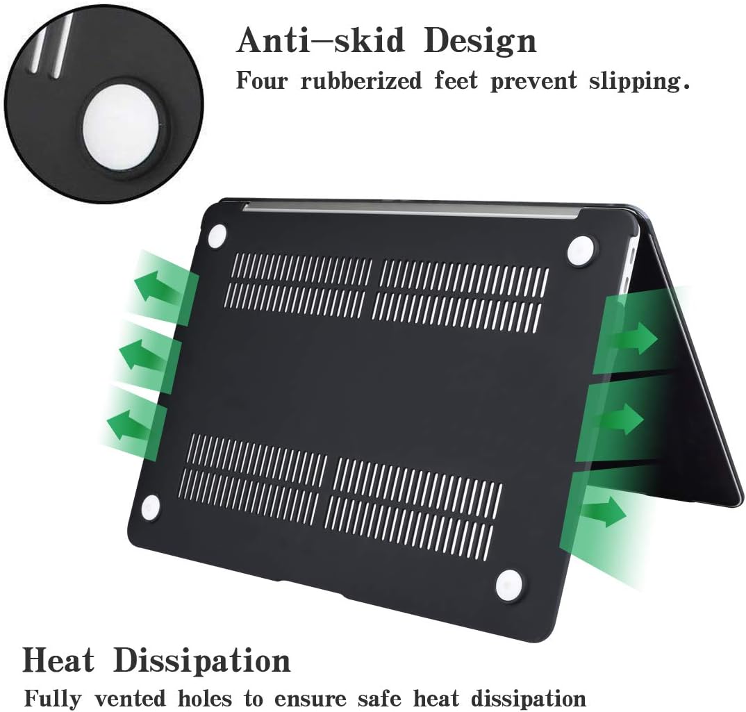 Funut for MacBook Air 13 inch Case 2021 2020 2019 2018 Release M1 A2337/A2179/A1932, MacBook Air M1 Case, Plastic Hard Shell Case & Keyboard Cover for MacBook Air 13.3 inch,Sunflower