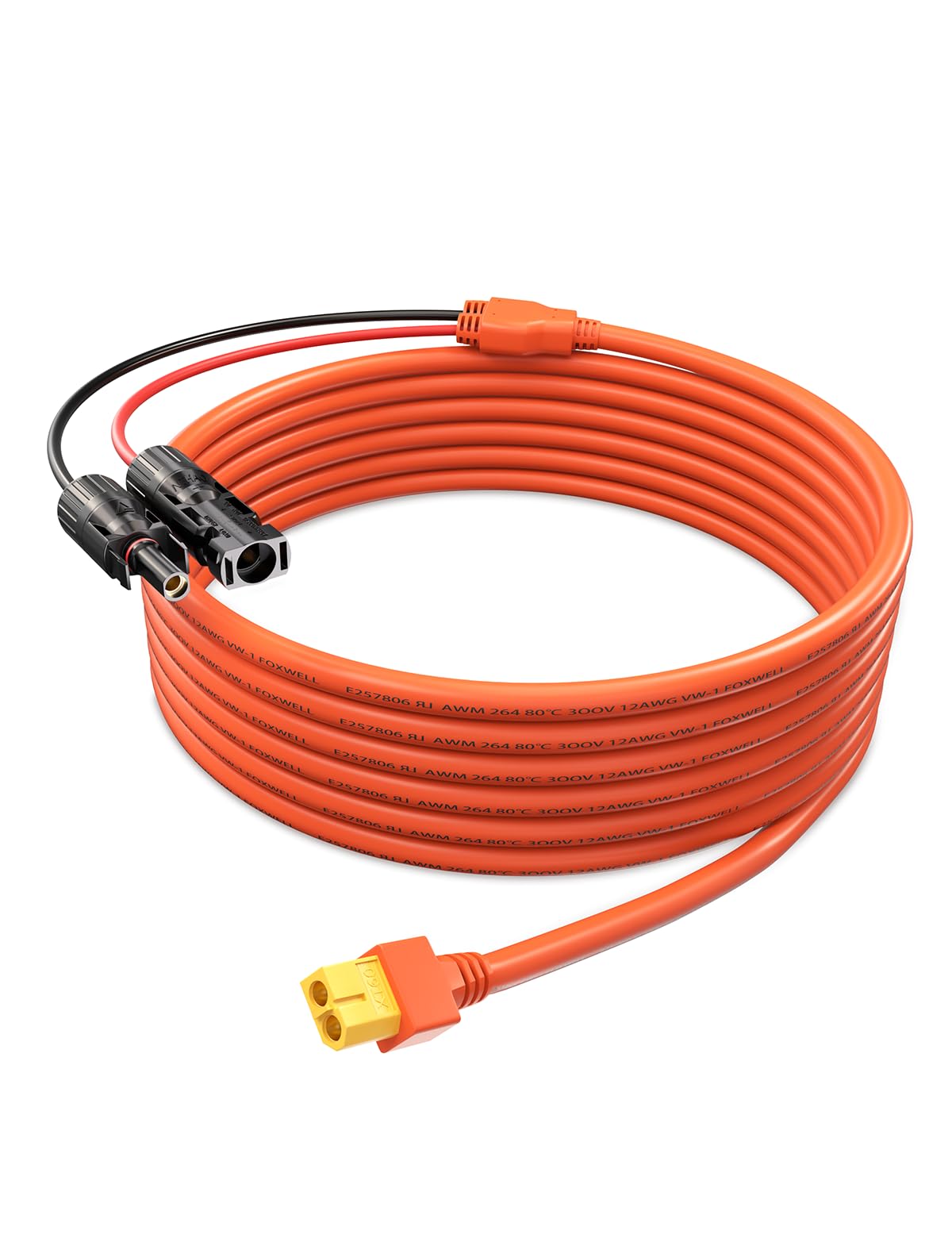 Amazon.com: Tonton Solar to XT60 Charge Extension Cable 12AWG 16.5