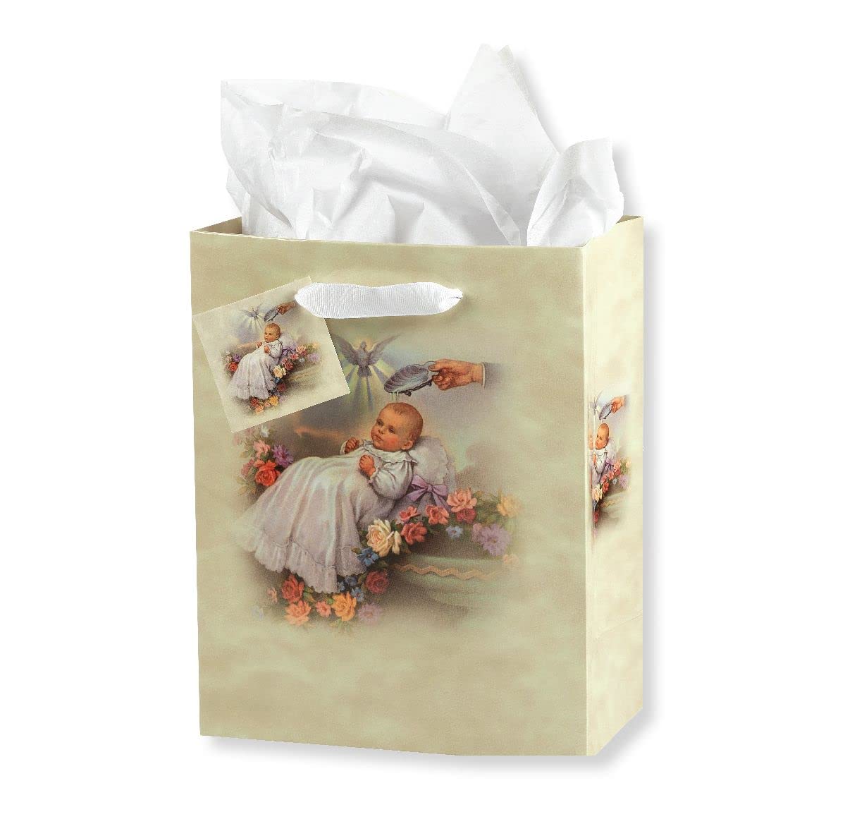 Baby Baptism Small Gift Bags, 3.75