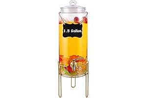 1.5-Gallon Beverage Dispenser for Effortless Drink Dispensing