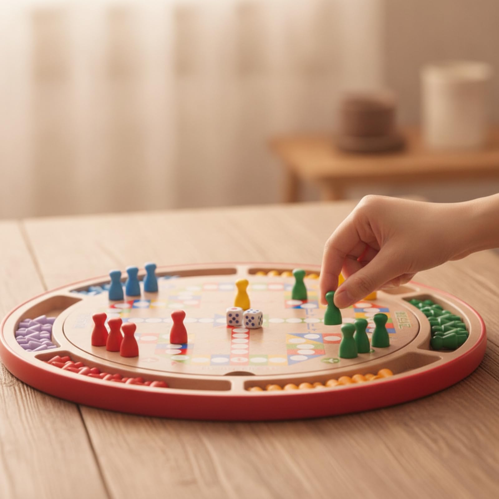 predolo Plateau Jeu Multi-Jeux Massif Multijeux, Jeu Société Boîte en Bois, Famille