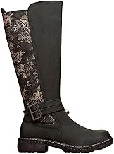 IVACHY Women’s Tall Boots with Buckle & Lace Back – Stylish Knee High Winter Boots with Side Zip, Non-Slip Sole, Comfortable Fashion Boots for Cold Weather