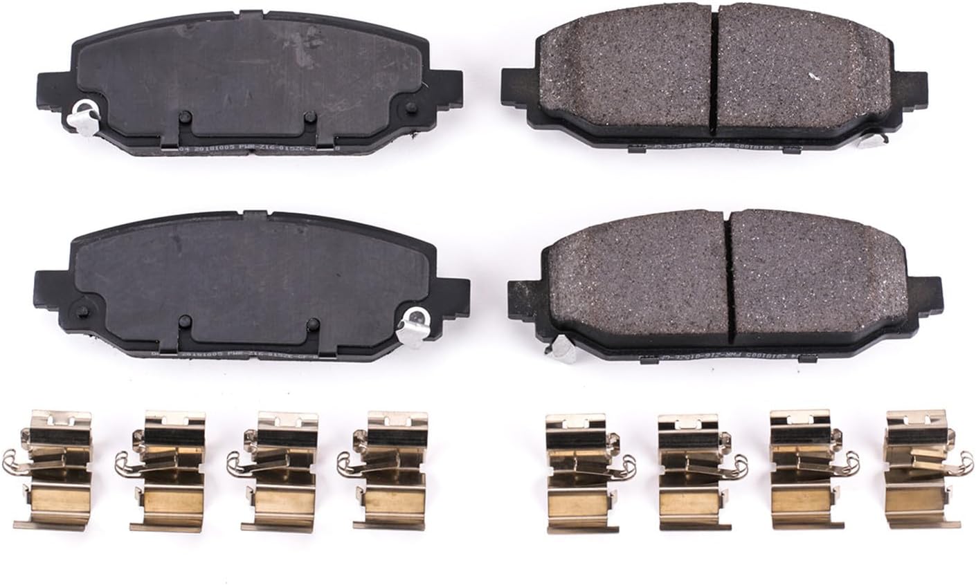 Power Stop Rear Brake Kit For Jeep Wrangler 2018-25 - Ceramic Brake Pads With Installation Hardware, 17-6004