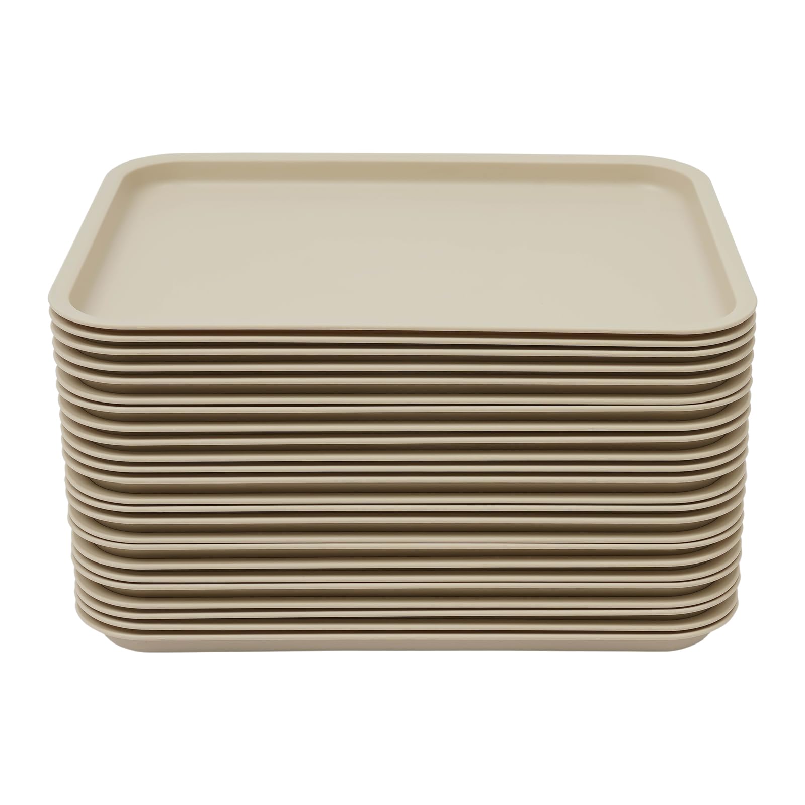 24 tavolozze di imballaggio, 36 x 27 cm, rettangolari per fast food, vassoi da portata per ristoranti, vassoi da caffetteria, ristoranti fast food, caffetteria e strutture simili