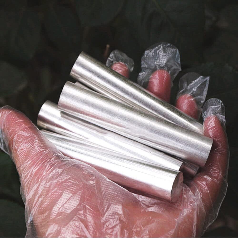 6PCS 99.99％ Magnesium Metal Rod Mg Bar 16mm x 90mm 0.63"*3.5" Light Fire Emergency Survival