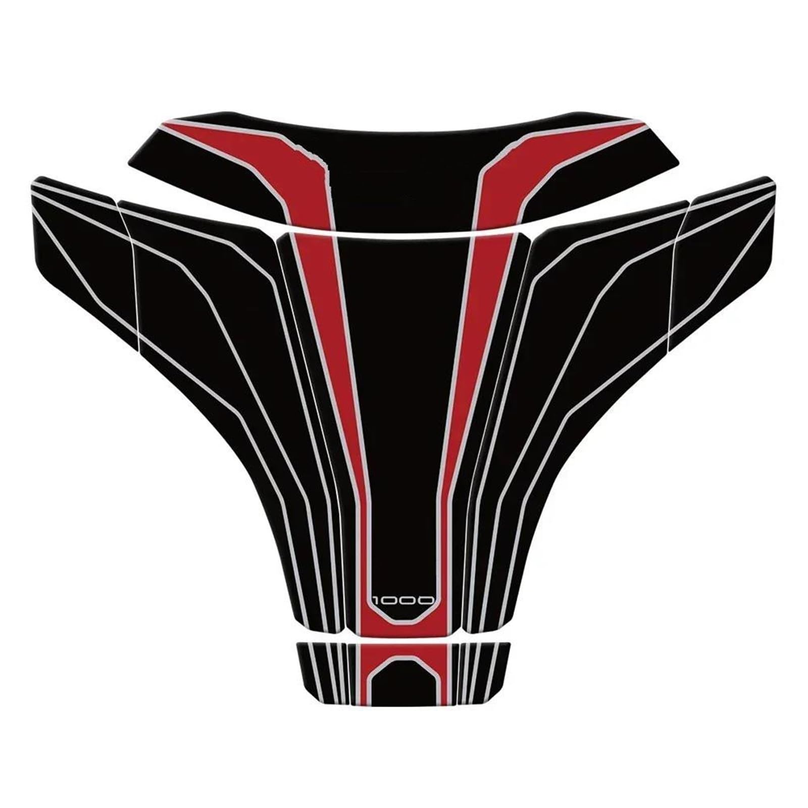 Motorcycle Tank Pads Gas Knee Grip Traction Sticker Accessories for Suzuki GSX-S1000GT 2022-2023(Style 2)
