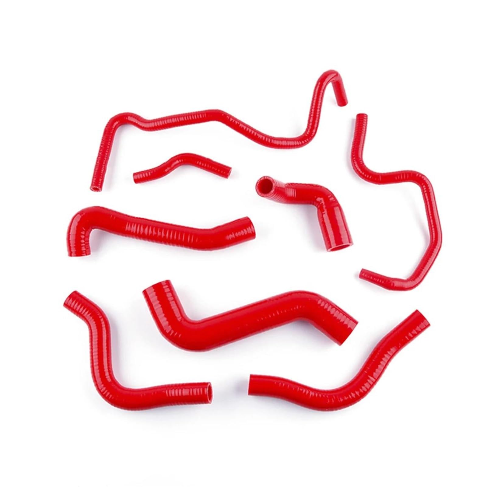 for A3 S3 TT MK1 1.8T 225ps 2000-2006 Silicone Coolant Radiator Hose Pipe Kit(Red)