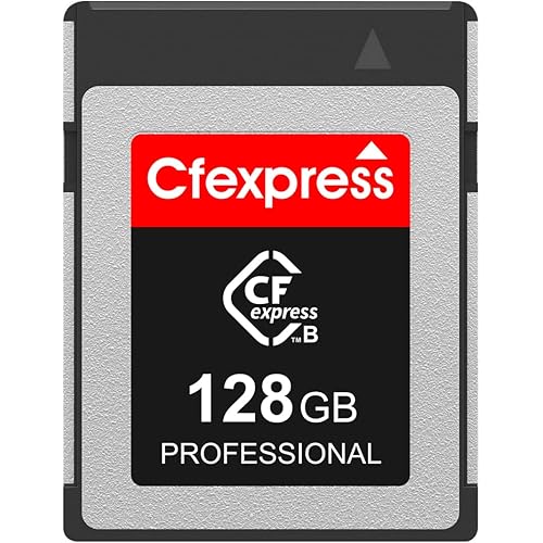 128GB CFexpress Type B Memory Card - CFexpress Type B for Cameras -128GB Type B Card - for 4K RAW - for Photo and Video Recording Compatible with Nikon Z6/Z7