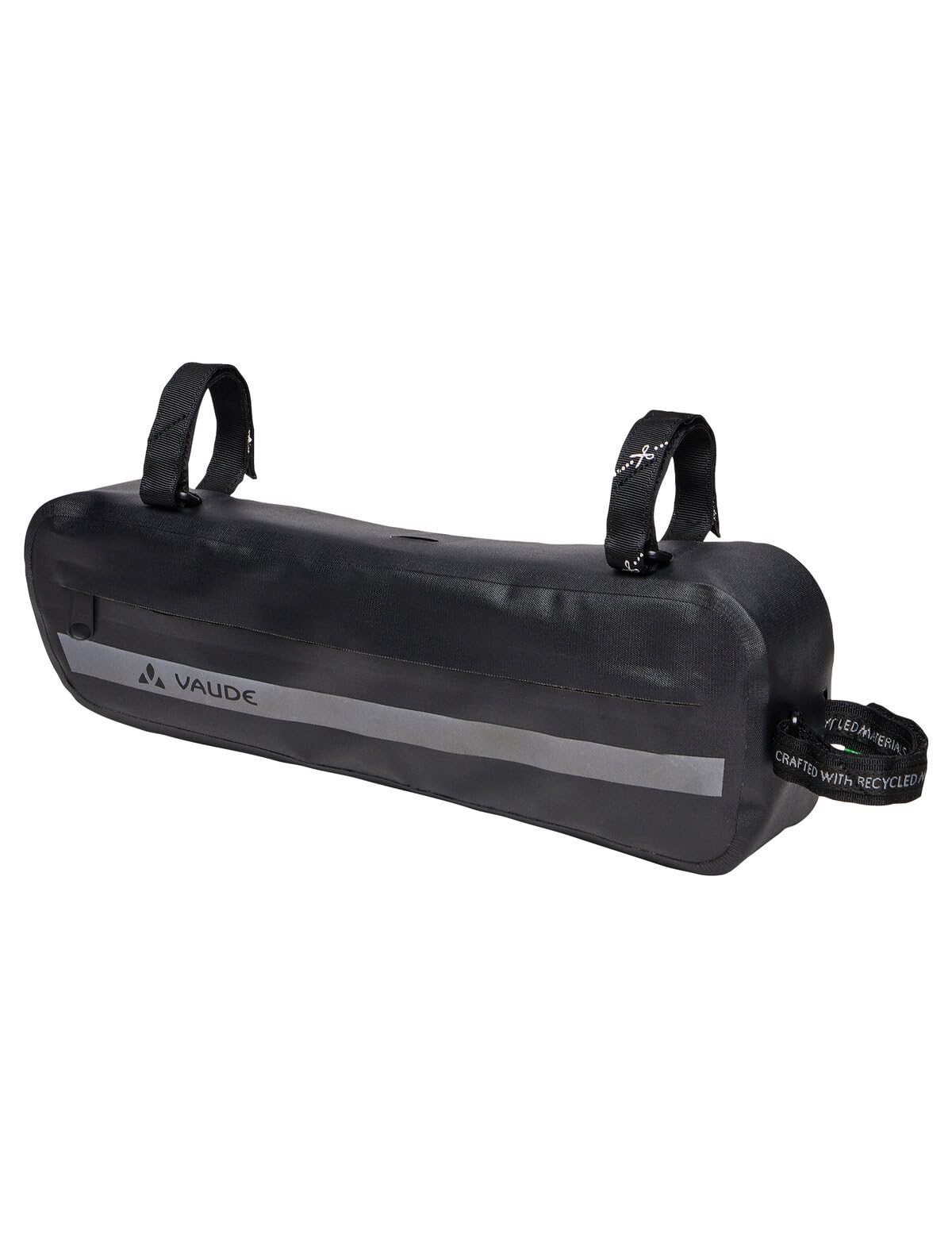 VAUDE Fahrrad Rahmentasche Frame Bag Proof L, wasserdicht mit 3 l Volumen, praktische Klettbefestigung mit Reflexlogo, Black, Einheitsgröße