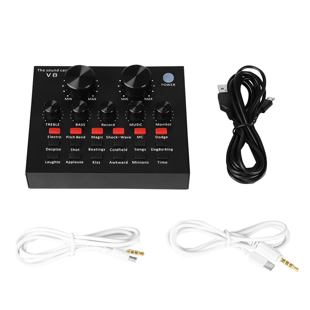Buy Portable Mixing Sound Card USB Interface Audio Multiple Sound