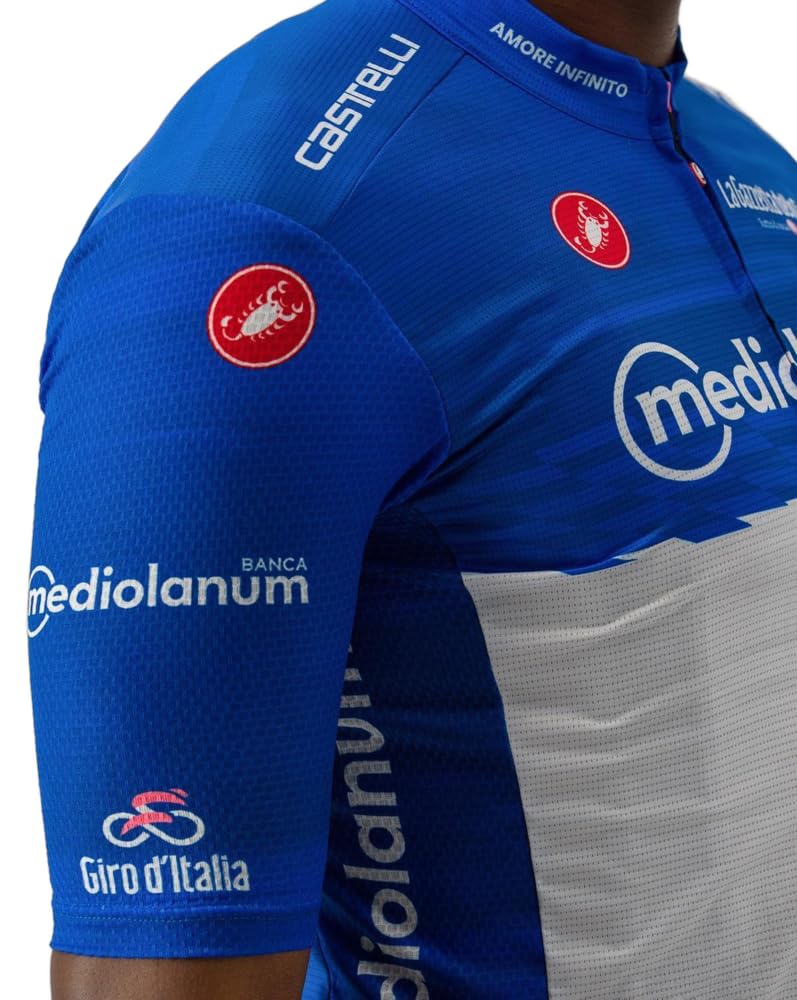 Castelli 9510602-058#GIRO106 Comp Jrs Męska Długa Koszulka Niebieski XL