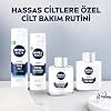 جل الحلاقة Nivea للرجال للرجال الحساسين 200 مل، حماية ضد التهيج والحرق، تركيبة غير كحولية، خاص للبشرة الحساسة