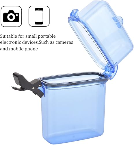 Miniatura 2 de Caja seca pequeña, bolsas secas para barco, bolsa para teléfono, caja de sellado de kayak subacuático transparente de plástico con gancho de cuerda