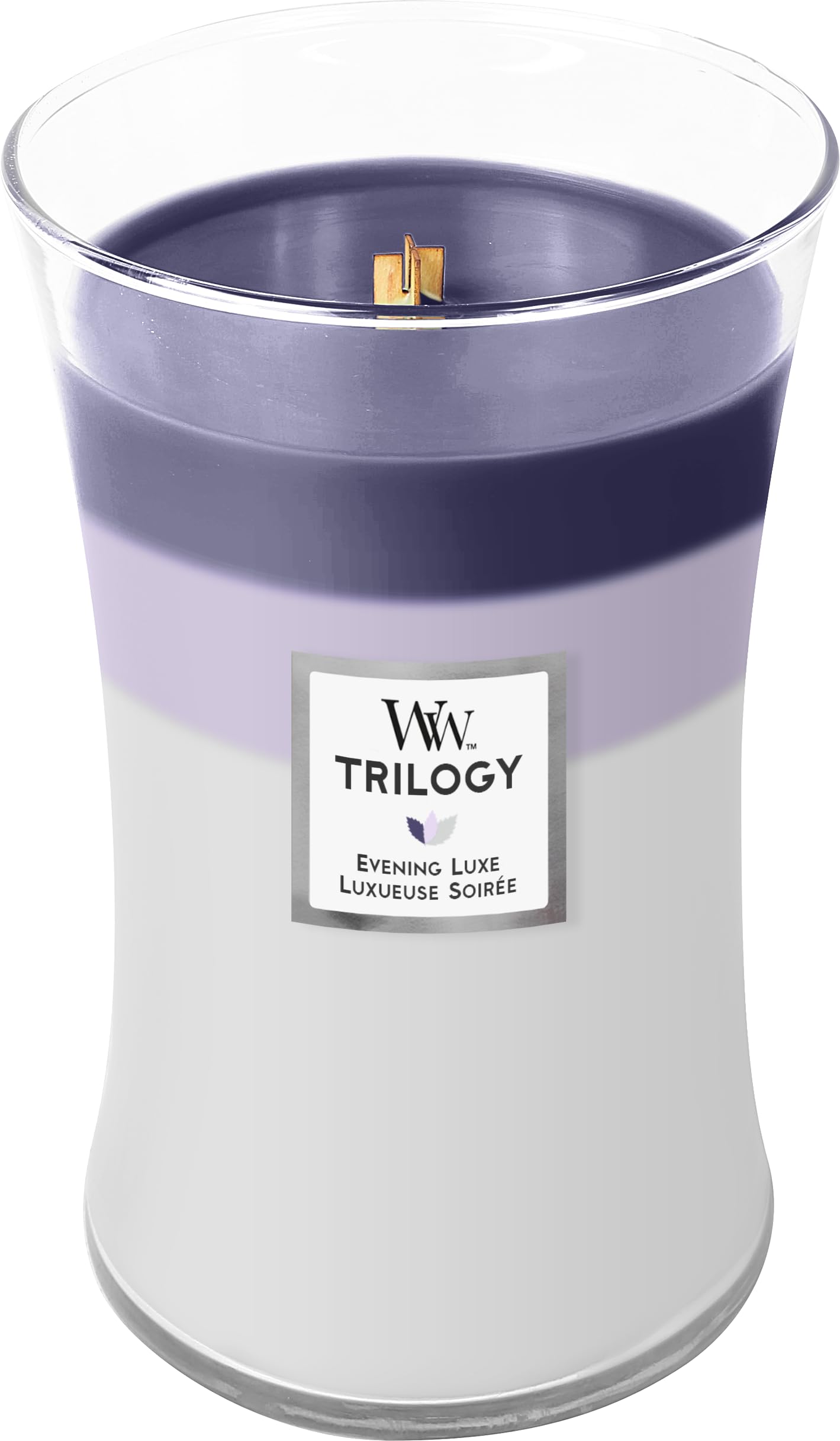 WoodWick Duftkerze Large Trilogy Evening Luxe - 18 cm/ø 10 cm