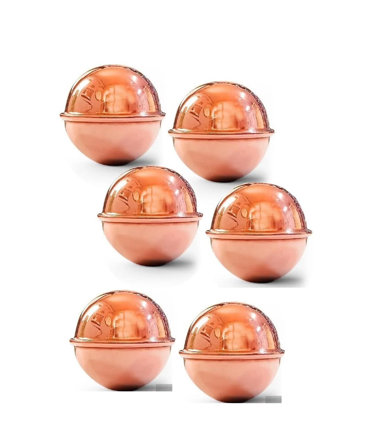 Copper Water Bottle Alternative Ayurvedic Pure Copper Ball, Purification and Infusion Provides Health Benefits Better Immune Health & Promote Natural Healing combo/set/pack available (6)-image-9