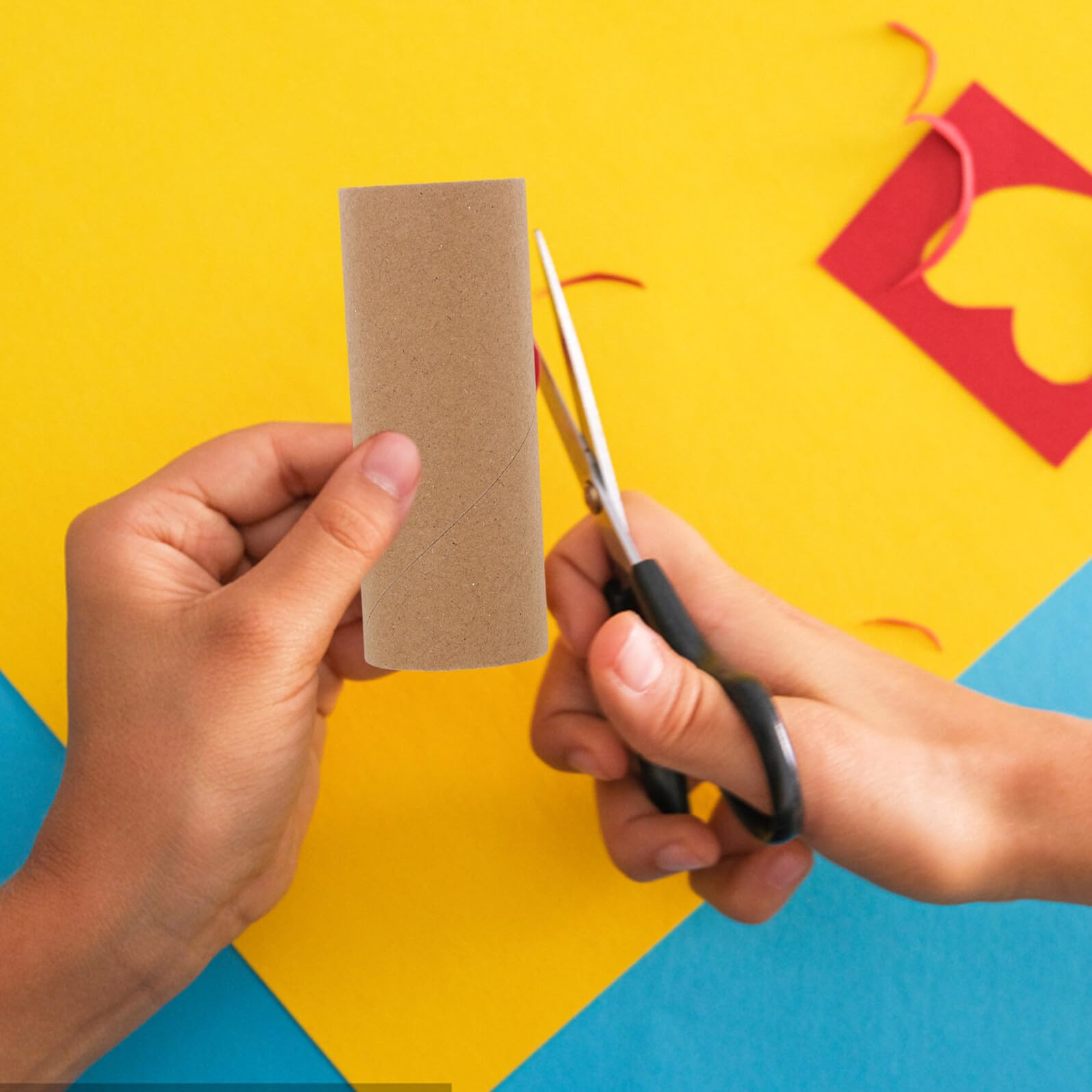 Tubi di Carta Tondi per Lavoretti Creativi Ragazzo Ragazza 20 Pezzi