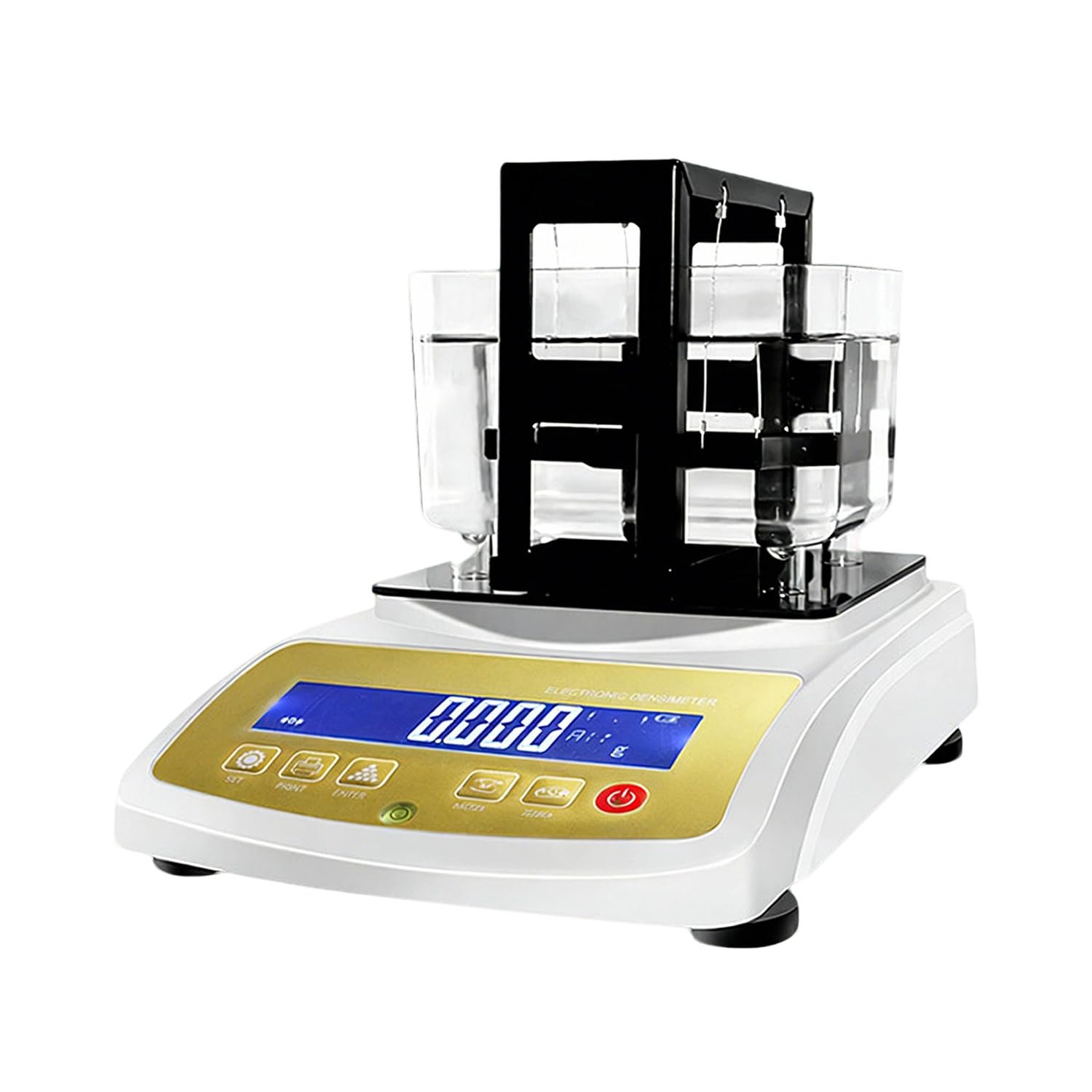 Precioso Kit de Prueba de Densidad de Metal y pureza para Oro, Plata, Platino y más - Analizador de Alta precisión con batería Recargable para Pruebas Todo en uno