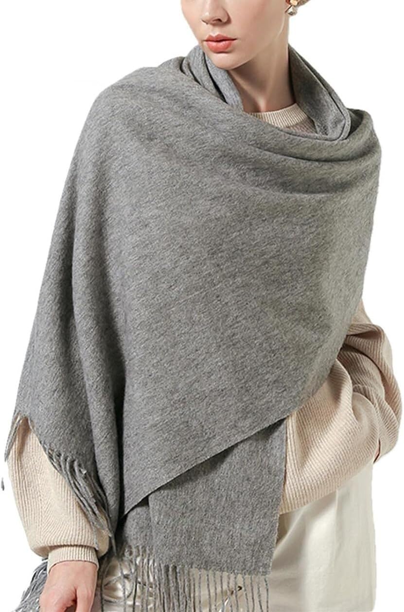 Wollschal, Kaschmirschal, Wollschal Damen warme Schals Winterschal aus Kaschmirwolle