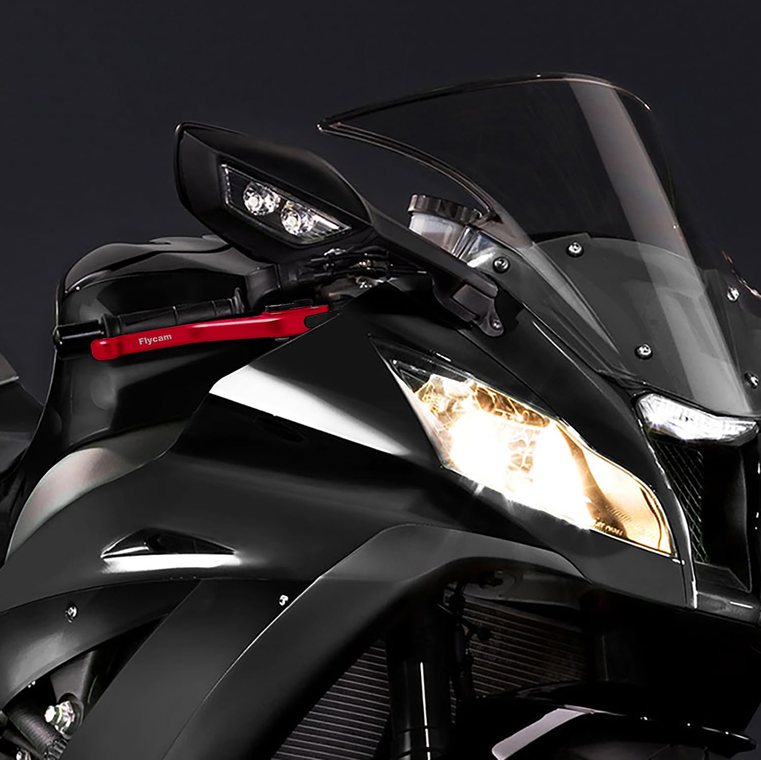 YJS Motocicletta Breve Leve Freno e Frizione CNC Leva Alluminio Regolabile Compatibile con DUCATI Monster 695 796 696 ST4S Monster 620 Hypermotard Mts 400 PWL020