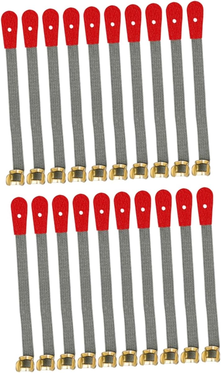 50pcs Piano Tuning Rope Clips Adjustable Bridle Straps for Piano Tuning Tool Sturdy Climbing Rope Kit and Tuners