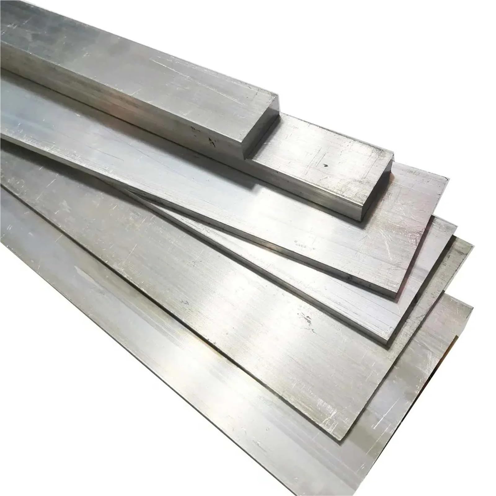 Lastra In Acciaio Inox Barra piana in lega di alluminio, barra quadrata solida, striscia lamiera for materiale fai da te(300.0mm,12x45mm 1pcs)