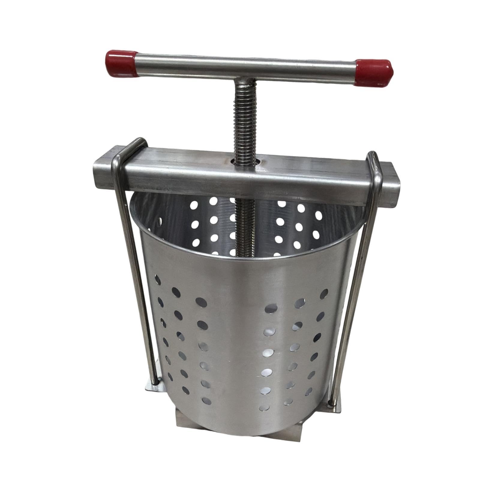 Dumpling Füllpresse Gemüsefüllungspresse Küchenhelfer Edelstahl Presswerkzeug Handentsafter für Säfte Gemüsefüllungen Gastronomieküche Haushaltsküche, 2.5l