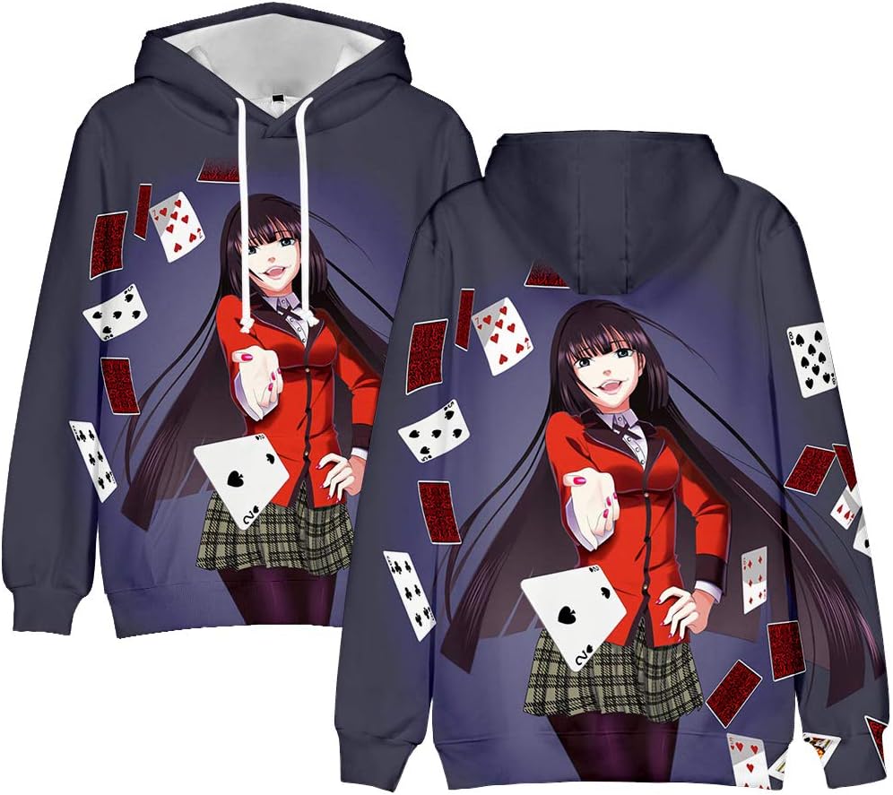 kakegurui moletom com capuz amazon