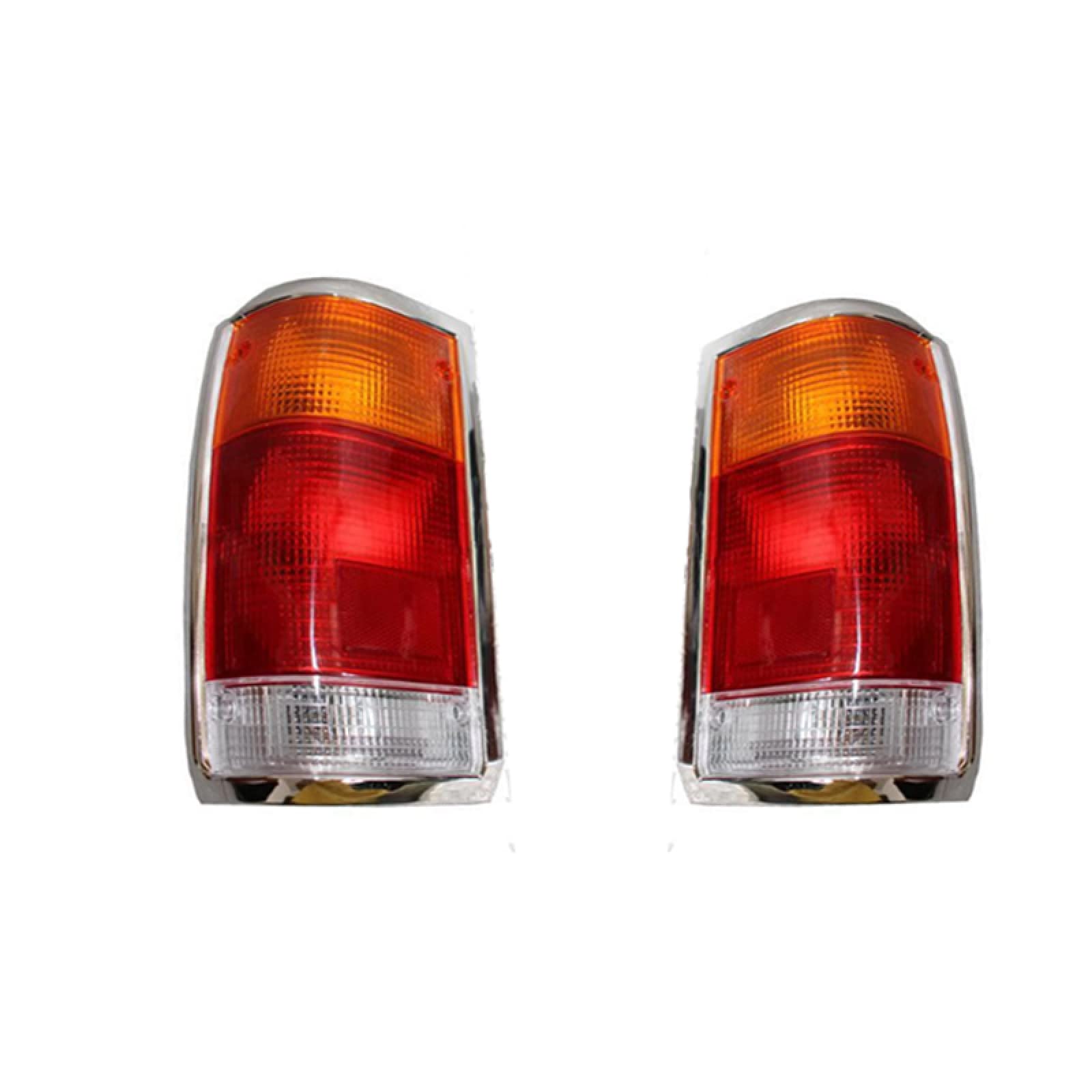 マツダ B2000 B2200 B2600 スモーク クリヤー テール ランプ for Mazda B2000 B2200 B2600 Pickup 1985-1998,Rear Bumper Lamp Tail