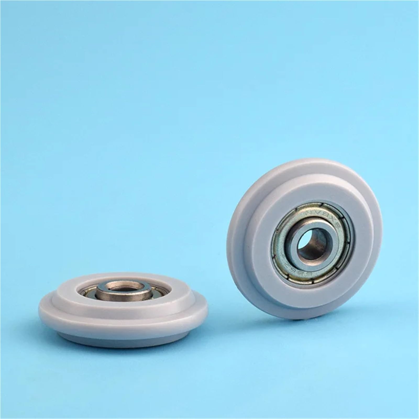 1pc poulie de porte coulissante porte et fenêtre piste rainure roue guide roue came nylon plastique porte coulissante roue accessoires 6x32