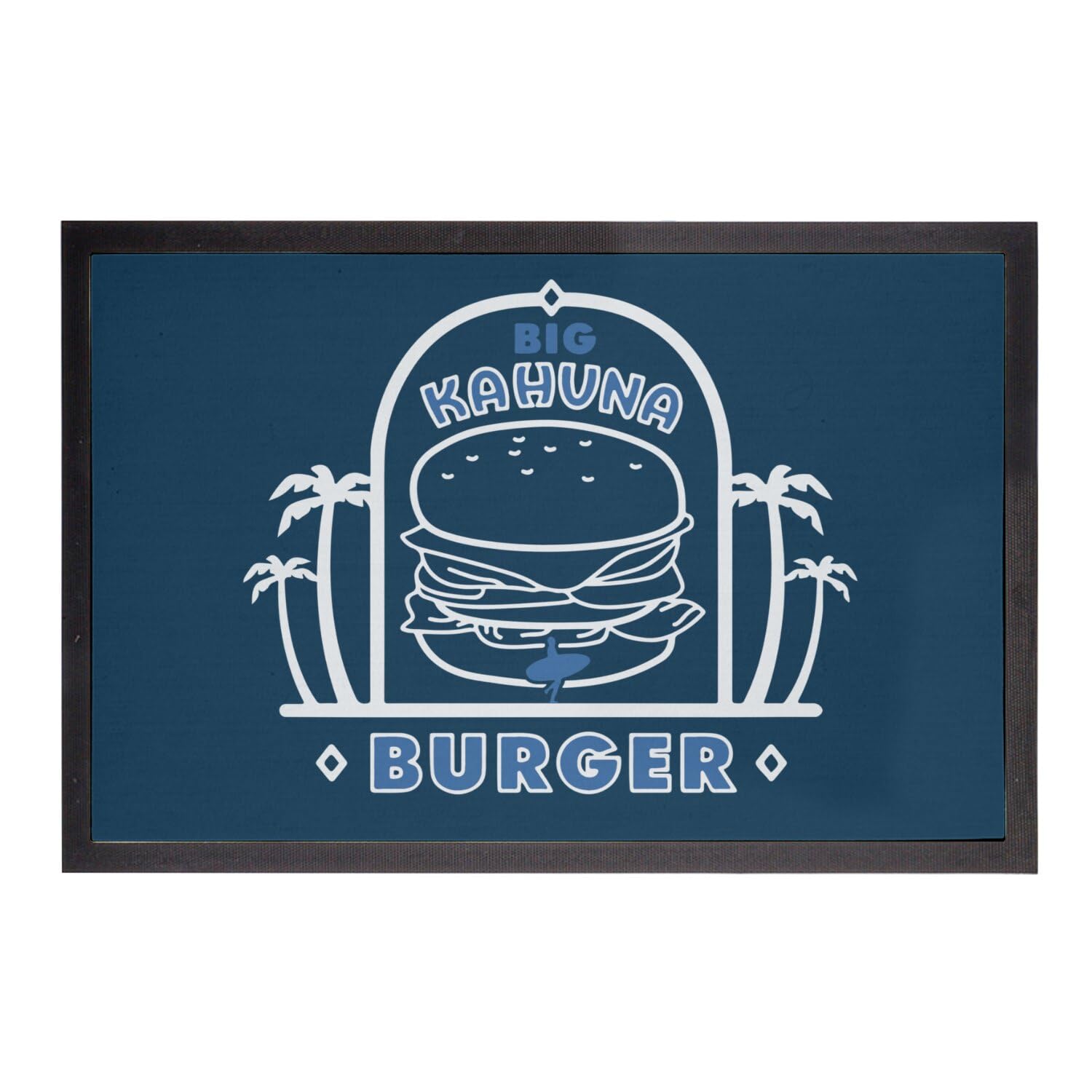Paillasson Bleu Big Kahuna Burger Geek 60x40 cm
