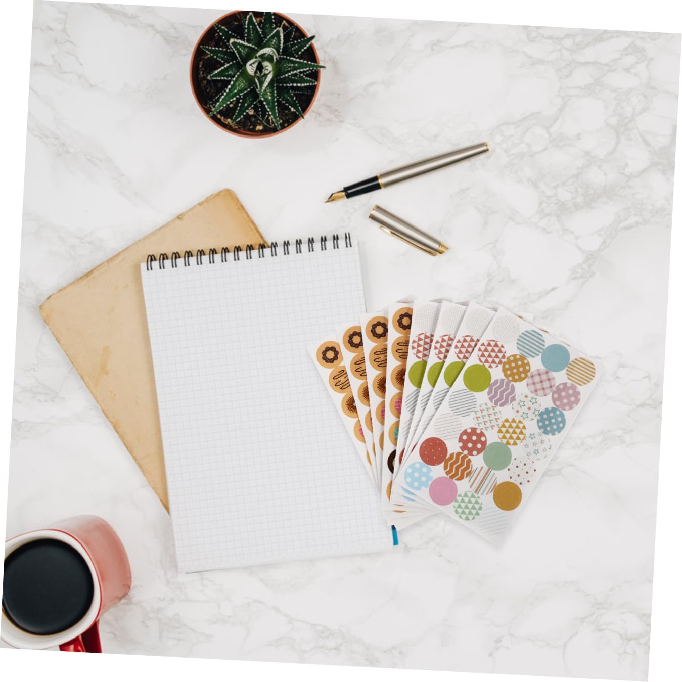 Housoutil 3 Set Etichette Adesive Per Carta Stickers Trasparenti Per Quaderni E Progetti Creativi Per Pianificazione E Decorazioni Te 40 Fogli*3