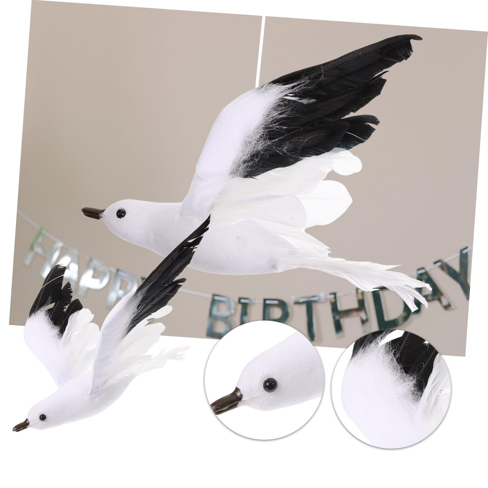 Ipetboom 3 Pezzi Simulato Parti Sospese In Miniatura Uccelli Artificiali Accessori Per La Casa Decorazioni Per La Casa Da Appendere Che