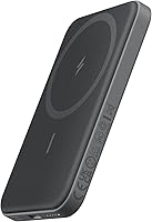 Anker 621 MagGo Magnetic Power Bank 5000mAh: MagSafe-Compatible Wireless Charger for iPhone 16/15/14/13/12 w/ USB-C Cable