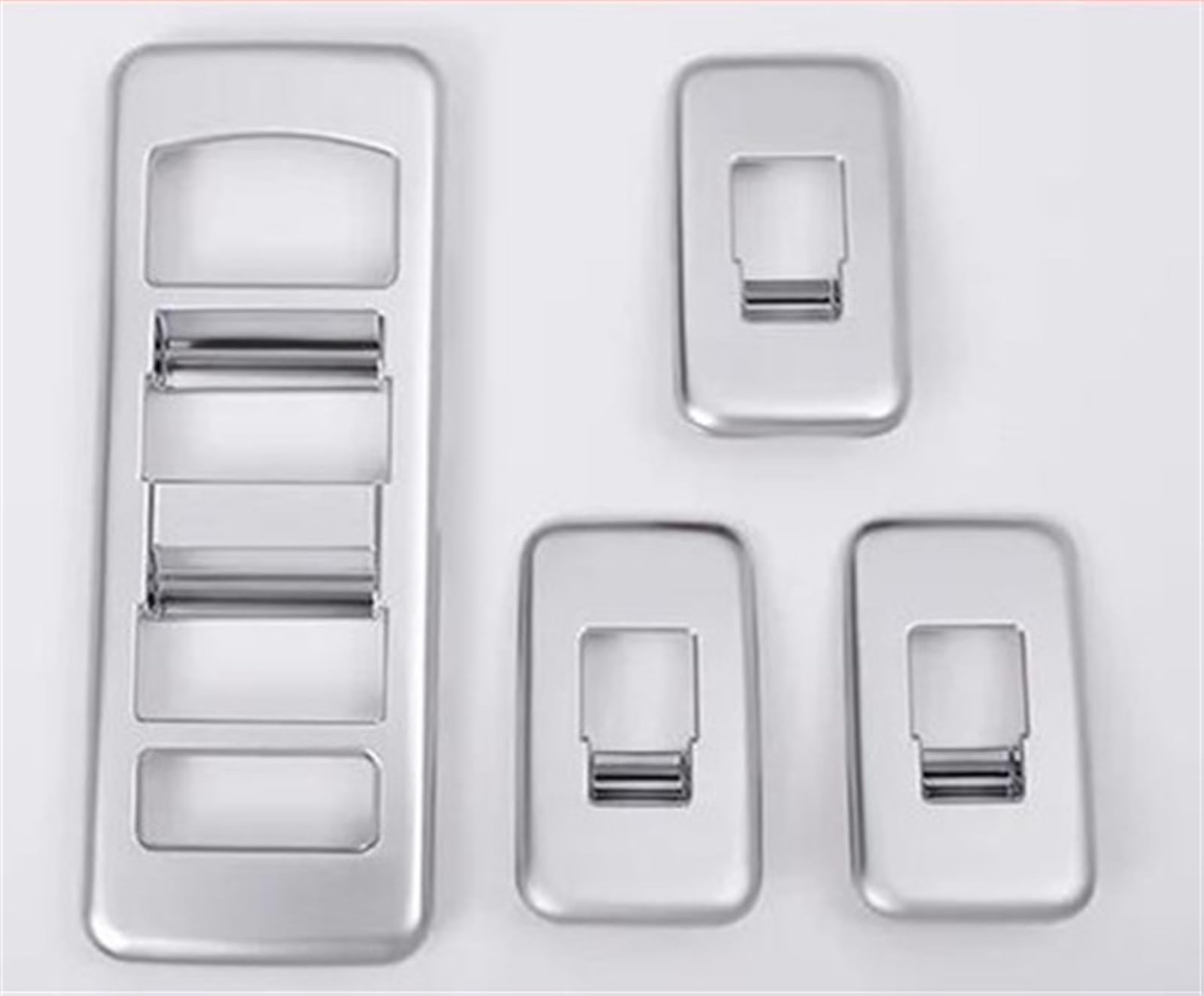 Yeskit B Abs Car Glass Lift Utton Frame Decorative Sticker Accessories For Land-Rover For Range Sport 2014-2017(B)