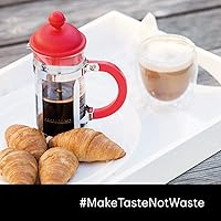 Vista 6 de BODUM Caffettiera - Cafetera de prensa francesa de 3 tazas, color blanco, 0.35 l, 12 oz