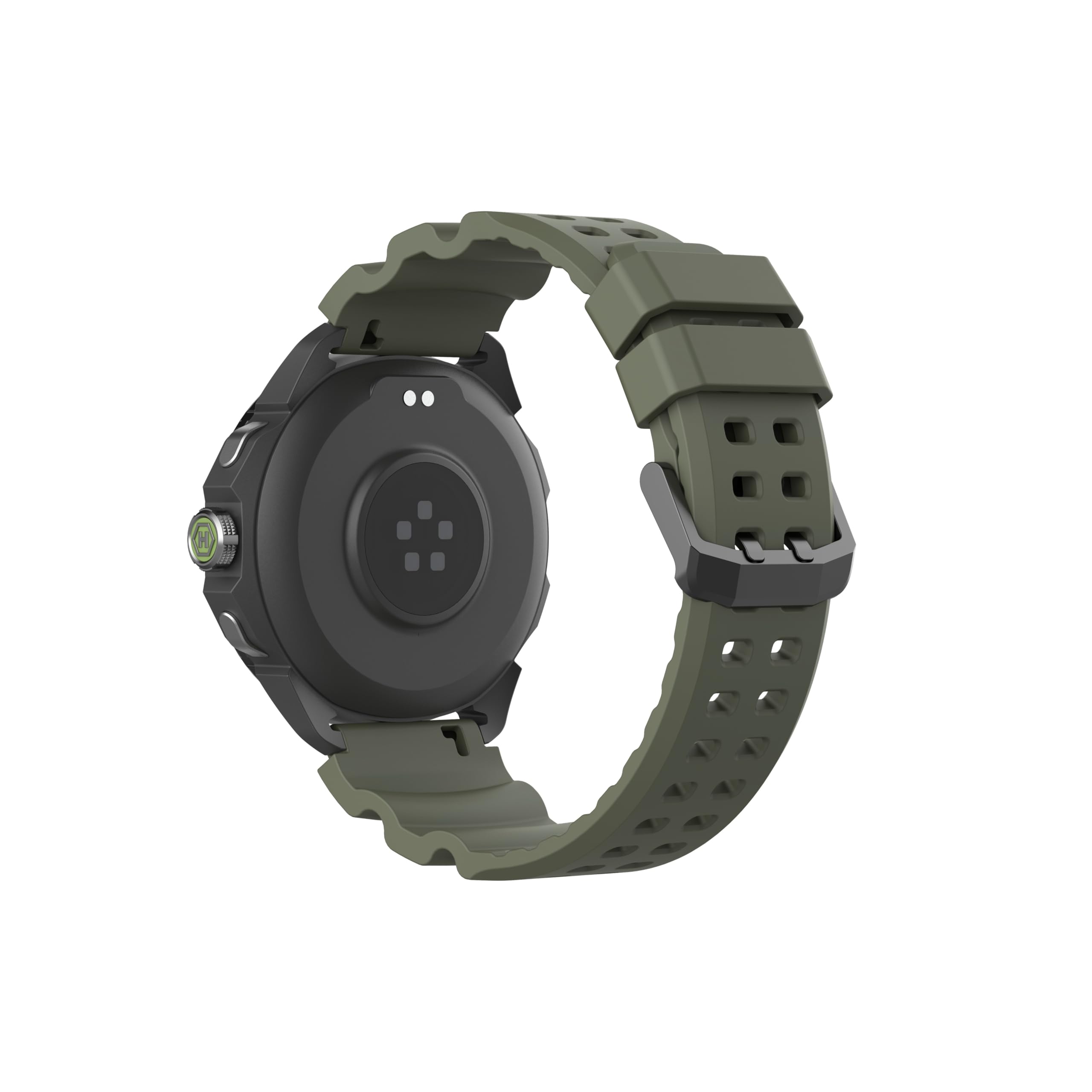 Hammer Watch 2 Edizione Militare, GPS, schermo AMOLED Gorilla Glass da 1,5 pollici, grande batteria da 530 mAh con fino a 15 giorni di autonomia con una singola carica, resistenza 5 ATM, tasto SOS