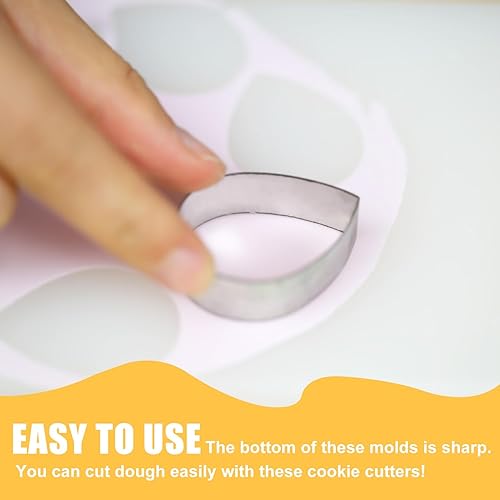 Miniatura 3 de Juego de 10 piezas de cortador de rosas Austin, kit de decoración de fondant, decoración de pasteles, flores de pasta de goma