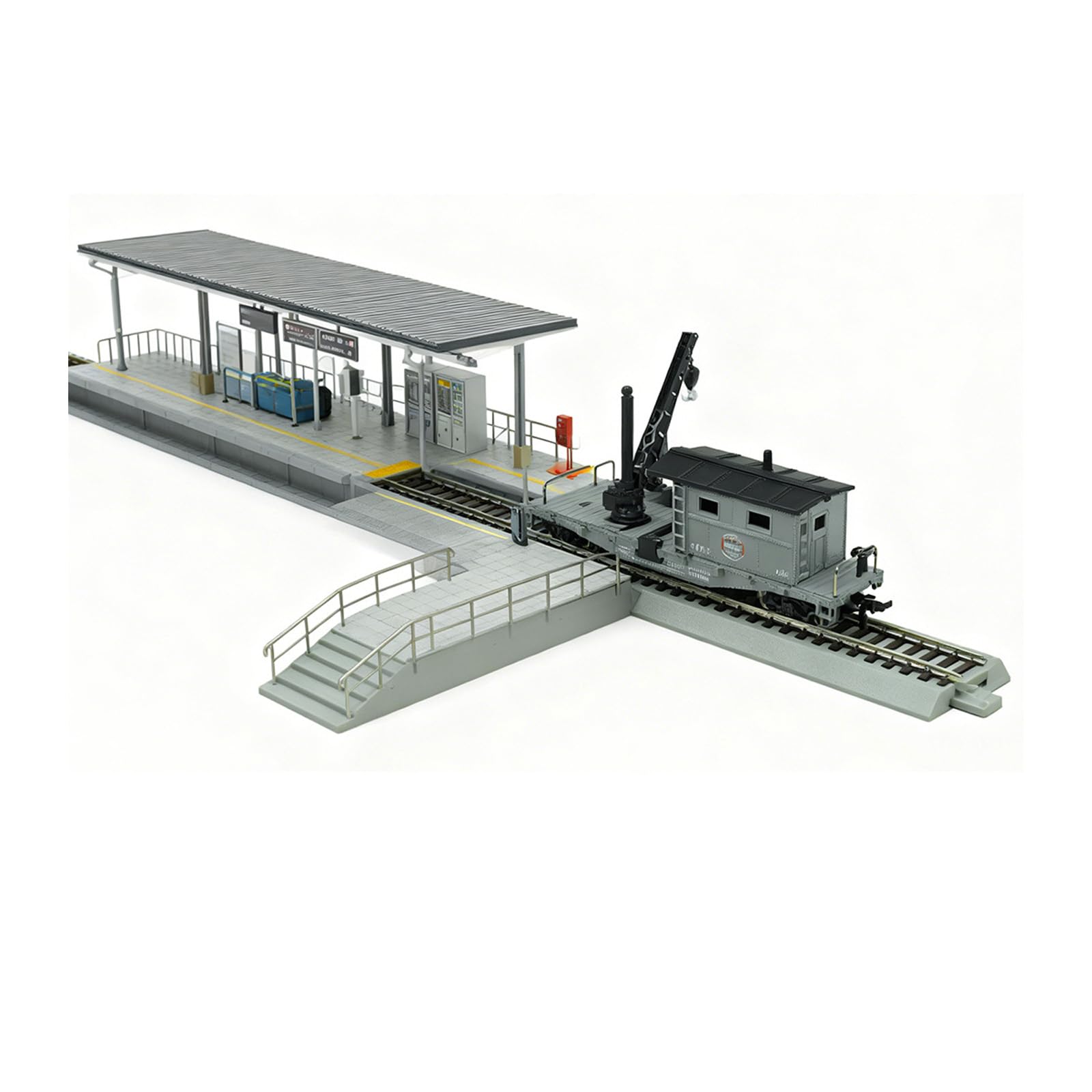Eisenbahnschienen Modellset HO Maßstab mit gebogener und gerader Option für Miniatur Gleislandschaften zum Bauen von Gleisen
