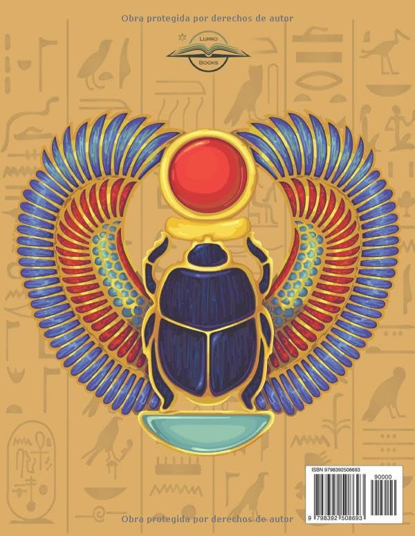Miniatura 2 de El Antiguo Egipto Libro para Colorear con Datos Civilización Egipcia con Faraones, Cleopatra, Jeroglíficos, Momias y Pirámides para Niños (Libros