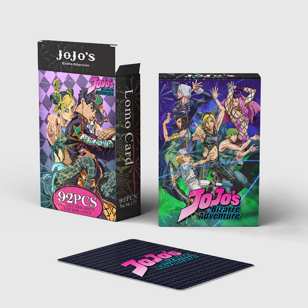 ジョジョの奇妙な冒険 キャラクターシール、カードまとめ売り Amazon.co.jp: 92枚セット ジョジョの奇妙な冒険 カード シール