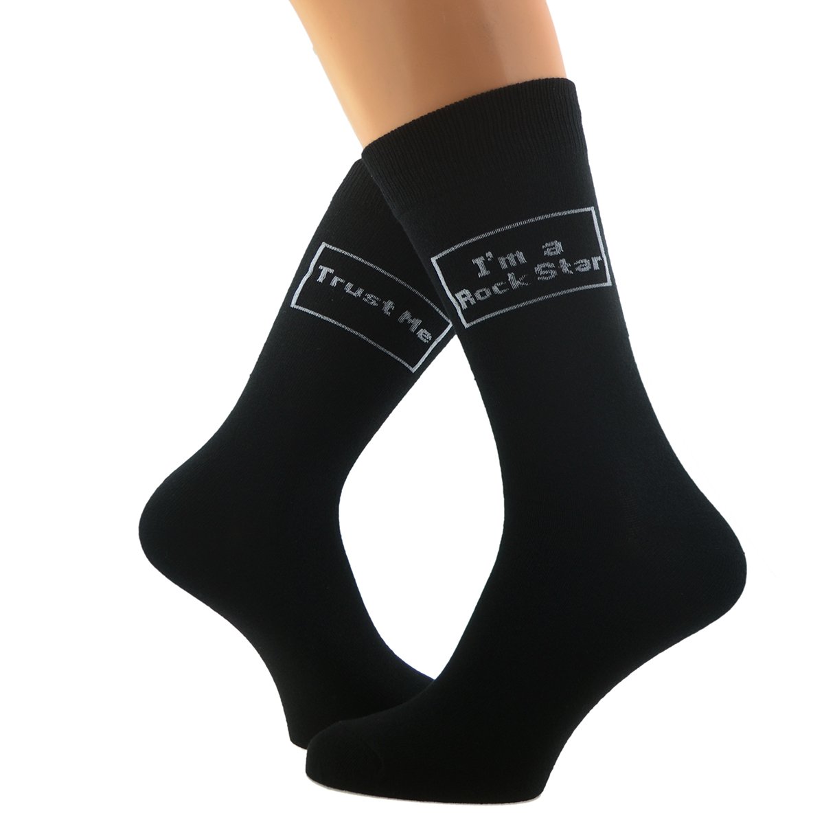 GTRGTR Trust me I'm a Rock Star Cotton Rich Socks. Adult size UK 6-12 Euro 39-46 (X6S050)