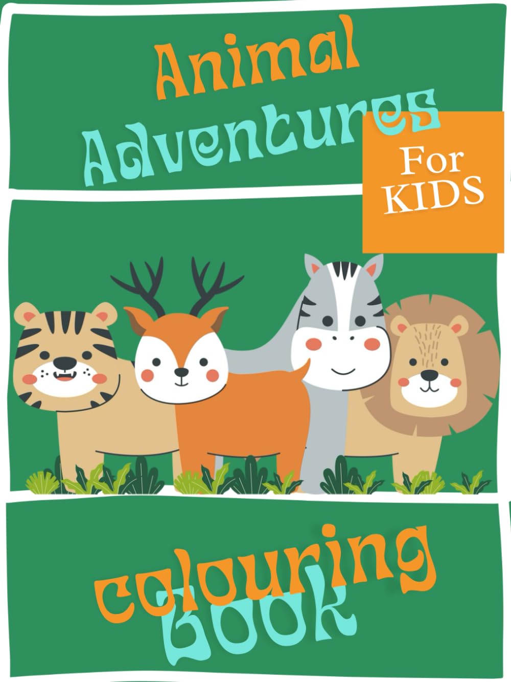 Animal adventures-Colouring book