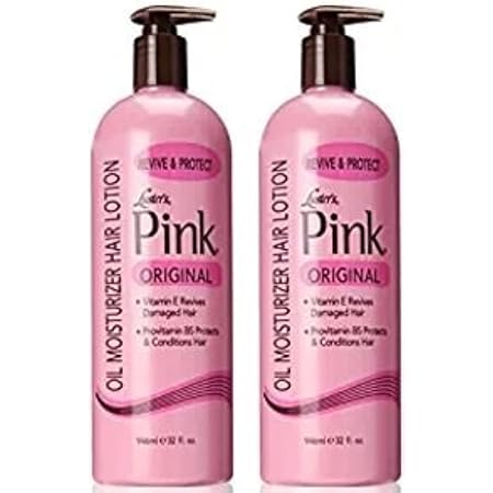 Luster's Pink Oil Moisturizer Hair Lotion, 32 Ounce (Packaging may vary) (2 Pack)